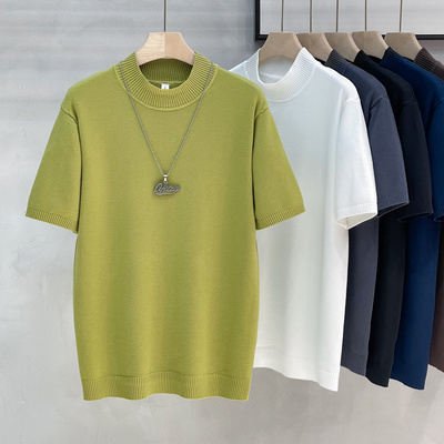 天丝莱赛尔半高领针织衫软糯舒适