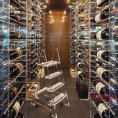 饰酒架制品每方 装 新颖设计定制亚克力酒窖 恒温不锈钢亚克力酒柜