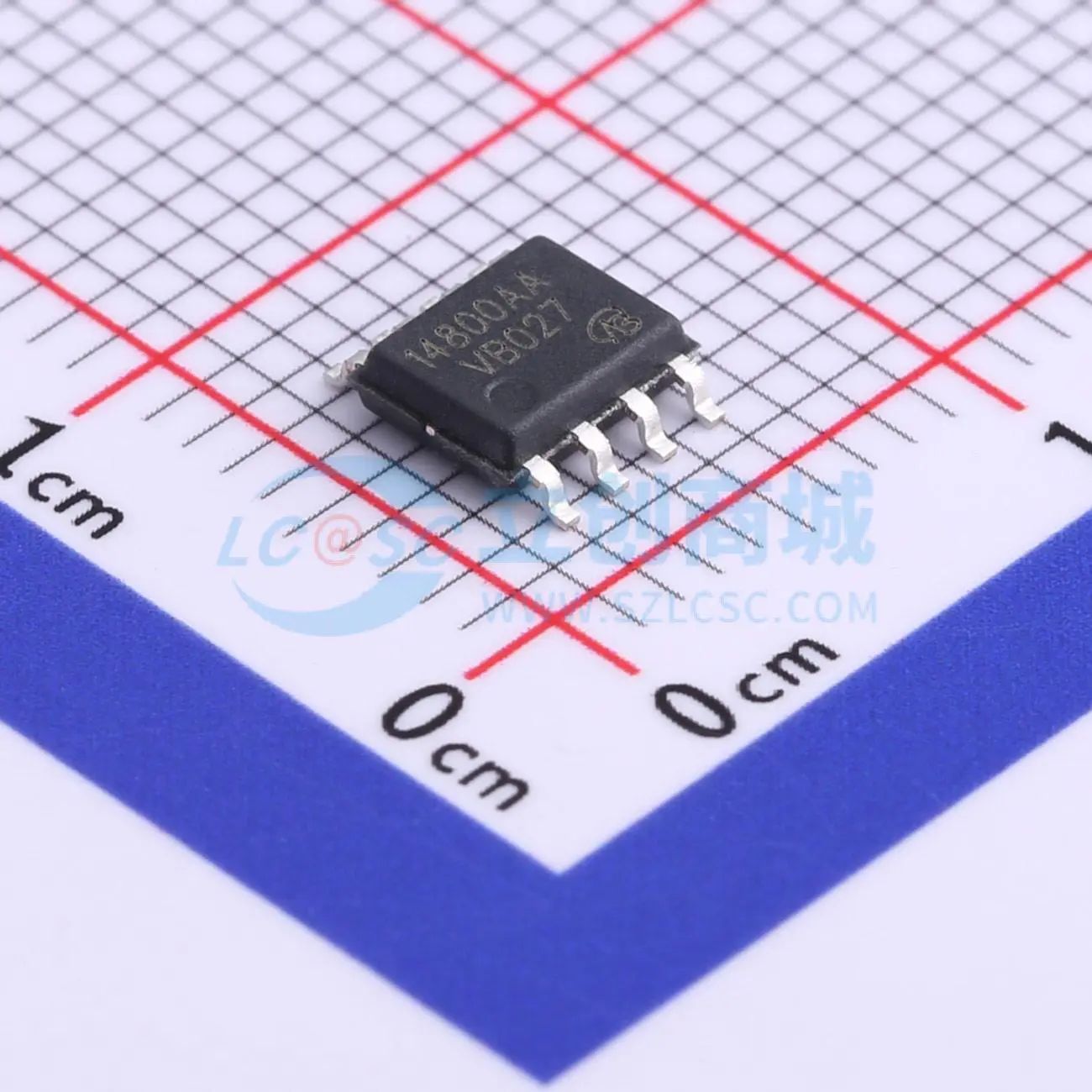 ELM14800AA-VB SO-8 场效应管(MOSFET) N+N沟道  30V 6.8A