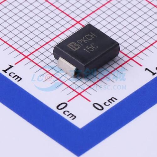 1.5SMC15CA/TR13 SMC(DO-214AB) 静电和浪涌保护(TVS/ESD) 12.8V