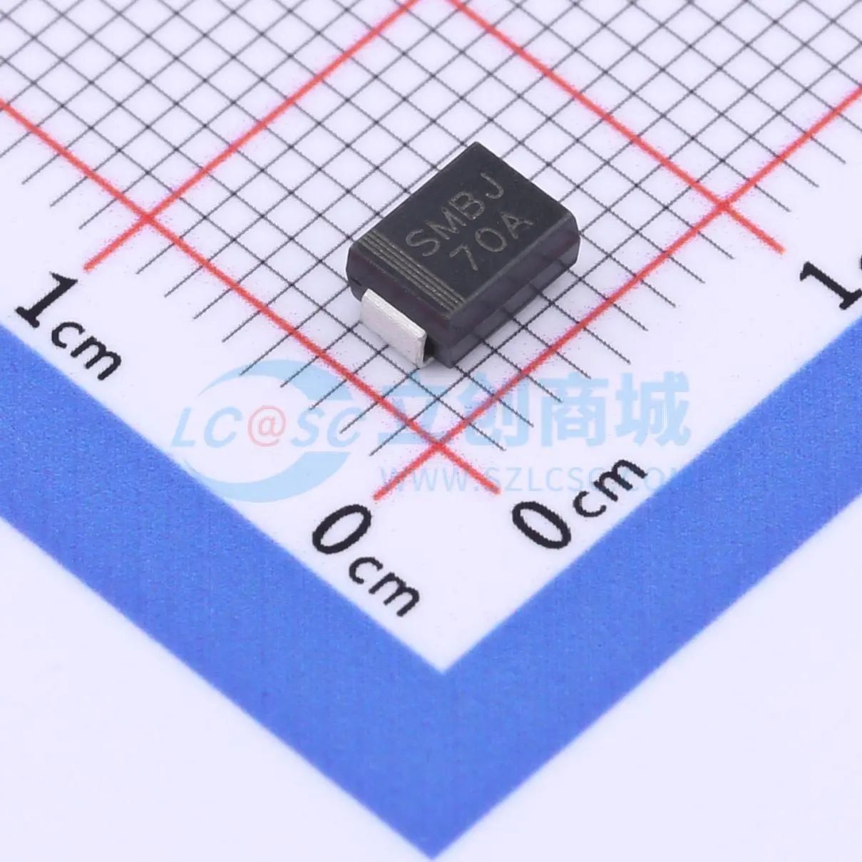 SMBJ70A DO-214AA(SMB) 静电和浪涌保护(TVS/ESD) 70V 5.3A