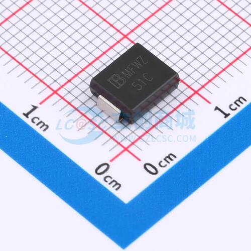 1.5SMC51CA/TR13 SMC(DO-214AB) 静电和浪涌保护(TVS/ESD) 43.6V