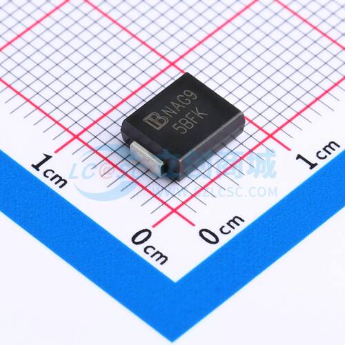 5.0SMDJ30CA-AT/13 SMC(DO-214AB) 静电和浪涌保护(TVS/ESD) 30V