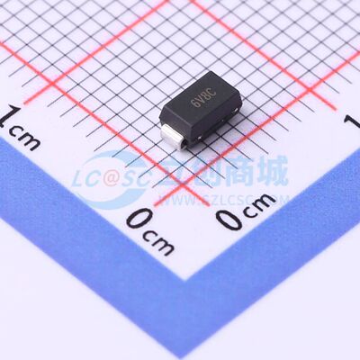 P4SMA6.8CA SMA 静电和浪涌保护(TVS/ESD) 5.8V 39A