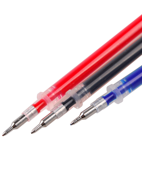 晨光中性笔芯MG6100黑色记账水笔替芯0.38MM半针管细笔芯博格文具