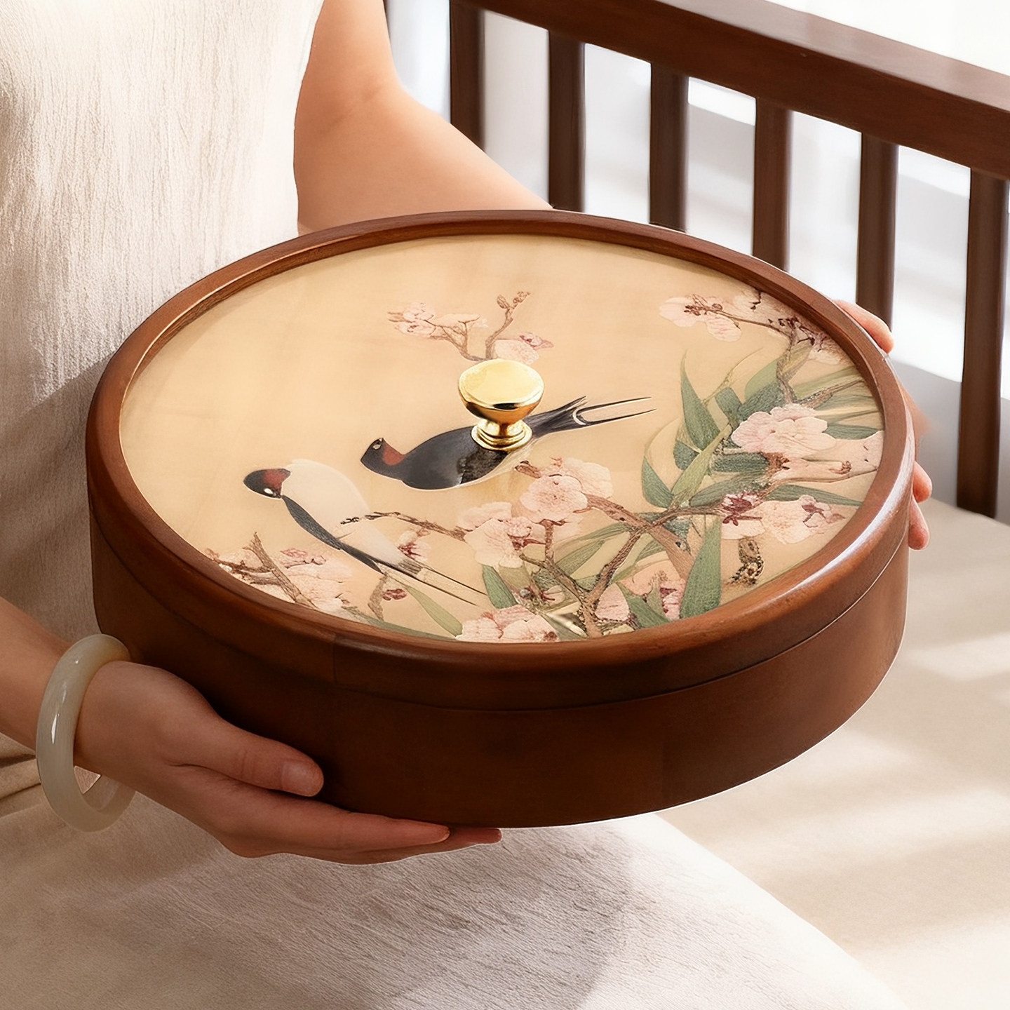 新中式实木干果盘高端精致高颜值果盒客厅茶几家用零食坚果收纳盒,家居饰品,果盘/果篓,淘宝优惠券,粉丝福利购,淘宝优惠卷