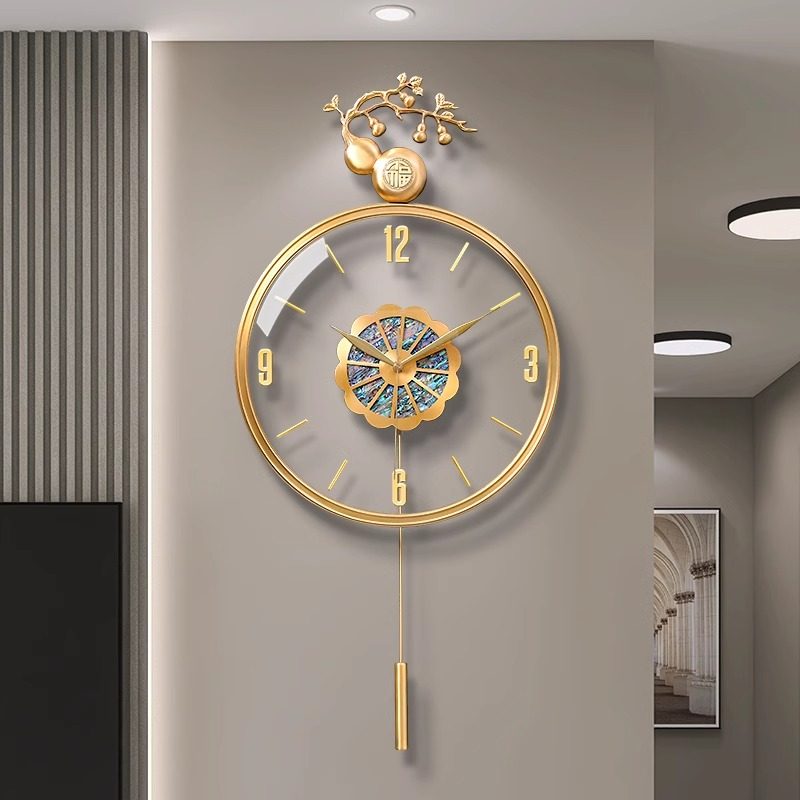 高端现代轻奢创意时尚表客厅挂钟挂墙餐厅网红装饰时钟2025新款,居家日用,挂钟,淘宝优惠券,粉丝福利购,淘宝优惠卷