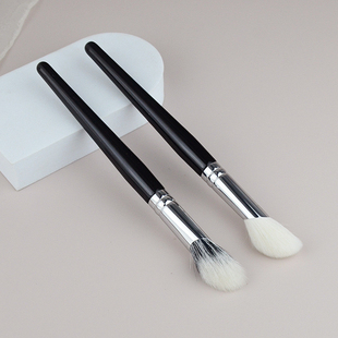 店主自用 斜面羊毛刷指腹刷氛围晕染面部腮红刷好上色脸部化妆刷