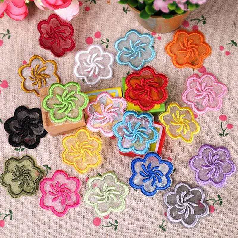 DIY蕾丝多色网纱欧根裙子布贴