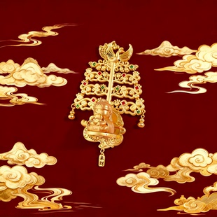 成都武侯祠锦里招财纳福冰箱贴摆件文创产品旅游纪念品财神来财