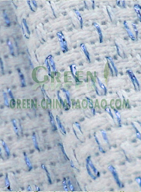 DIY布料：韩国耶单14CT纯棉绣布蓝丝E3843（布宽150cm）