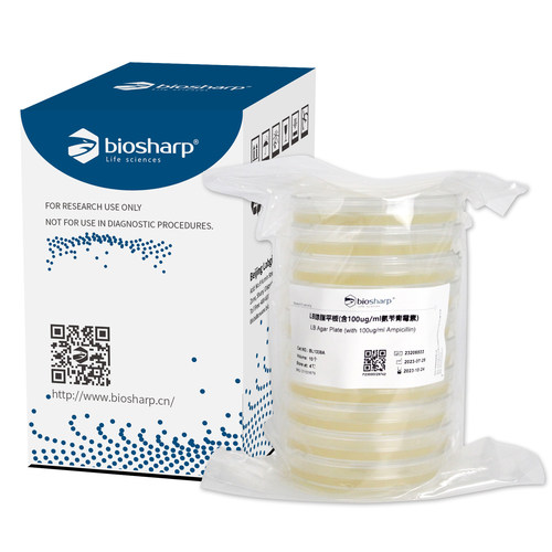 Biosharp实验耗材LB琼脂平板含票