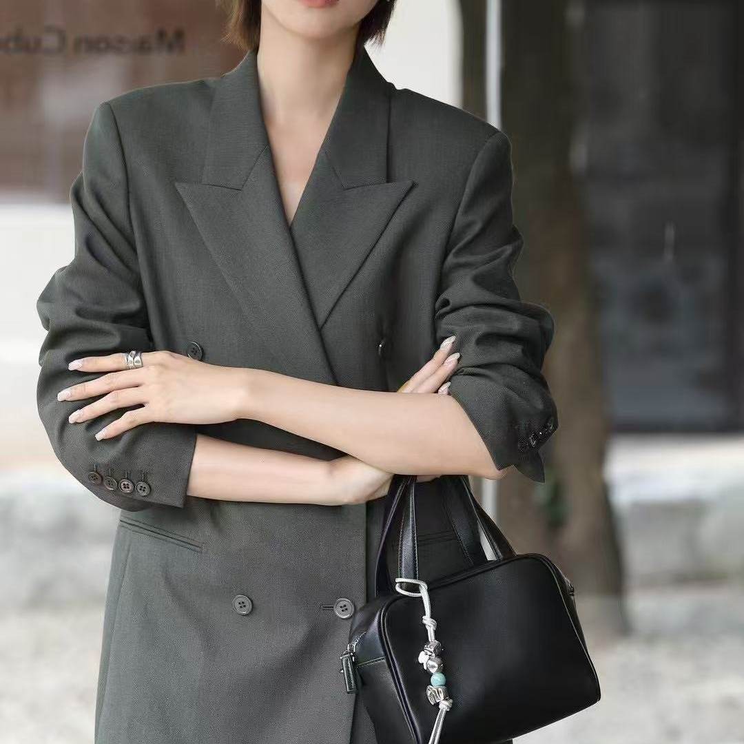 百豆极简风羊皮柔软波士顿小方包女职场通勤单肩斜挎包百搭手提包,箱包皮具/热销女包/男包,波士顿包,淘宝优惠券,粉丝福利购,淘宝优惠卷