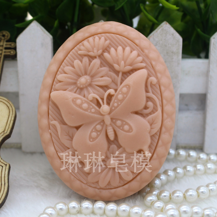 手工皂 翻糖 巧克力 雪糕   硅胶模具 蝴蝶肥皂模具