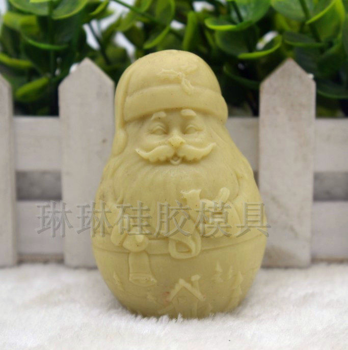 巧克力模具食品级模具 圣诞大礼手工皂模具 圣诞老人皂模具