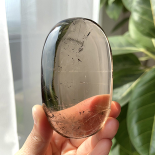 Jennie's同款手握肥皂茶水晶把玩喜马透体茶水晶把玩摆件一物一图