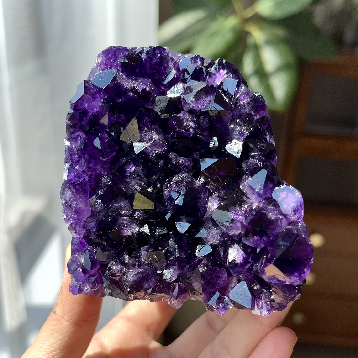 天然乌拉圭紫水晶摆件