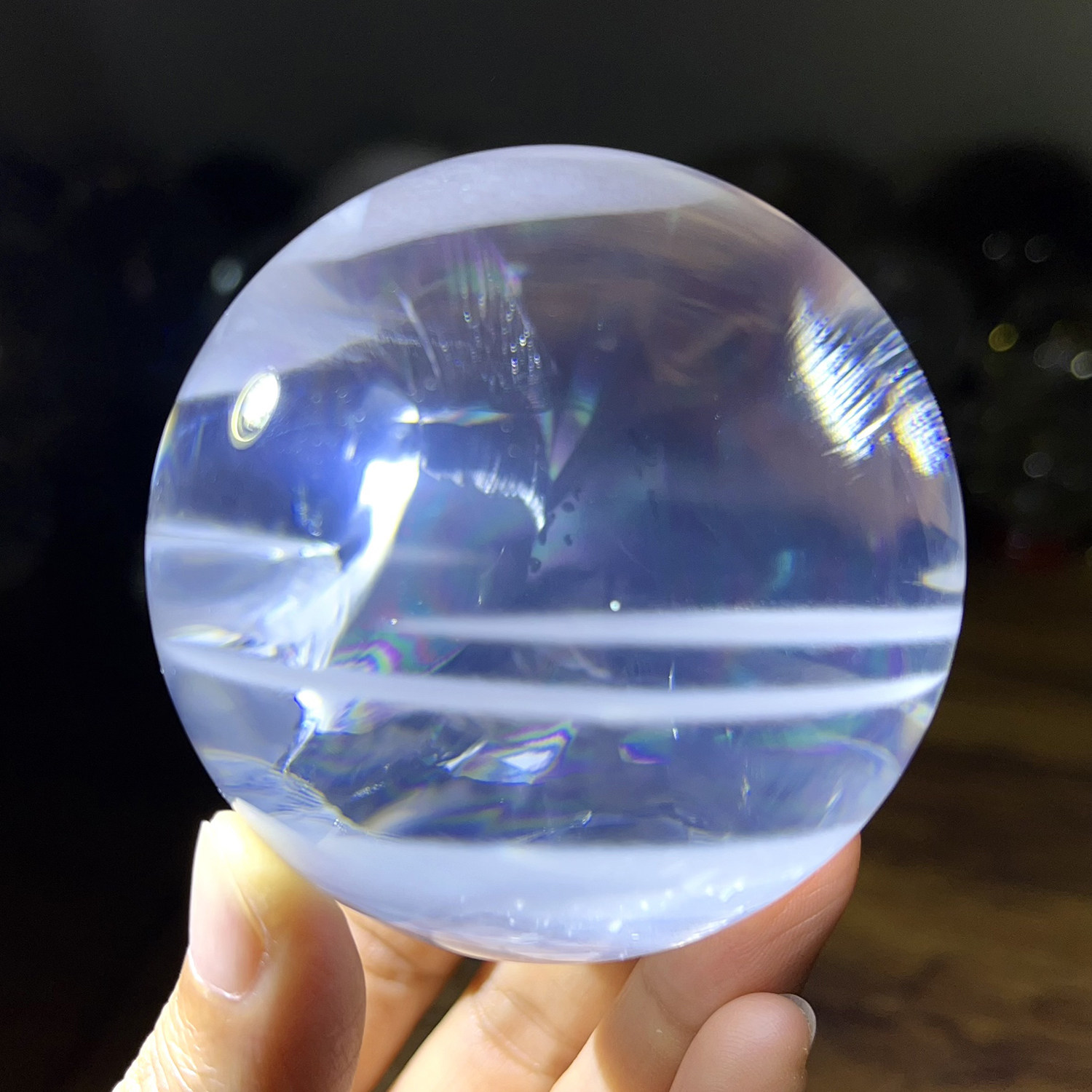 天然白幽灵兔毛千层球