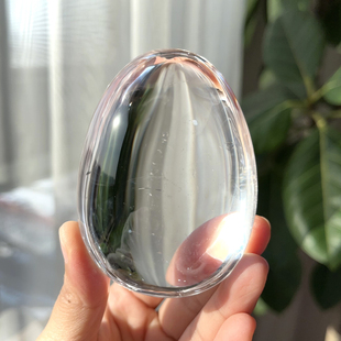 天然精品喜马白水晶把玩手握净体高频能量白水晶把玩摆件一物一图