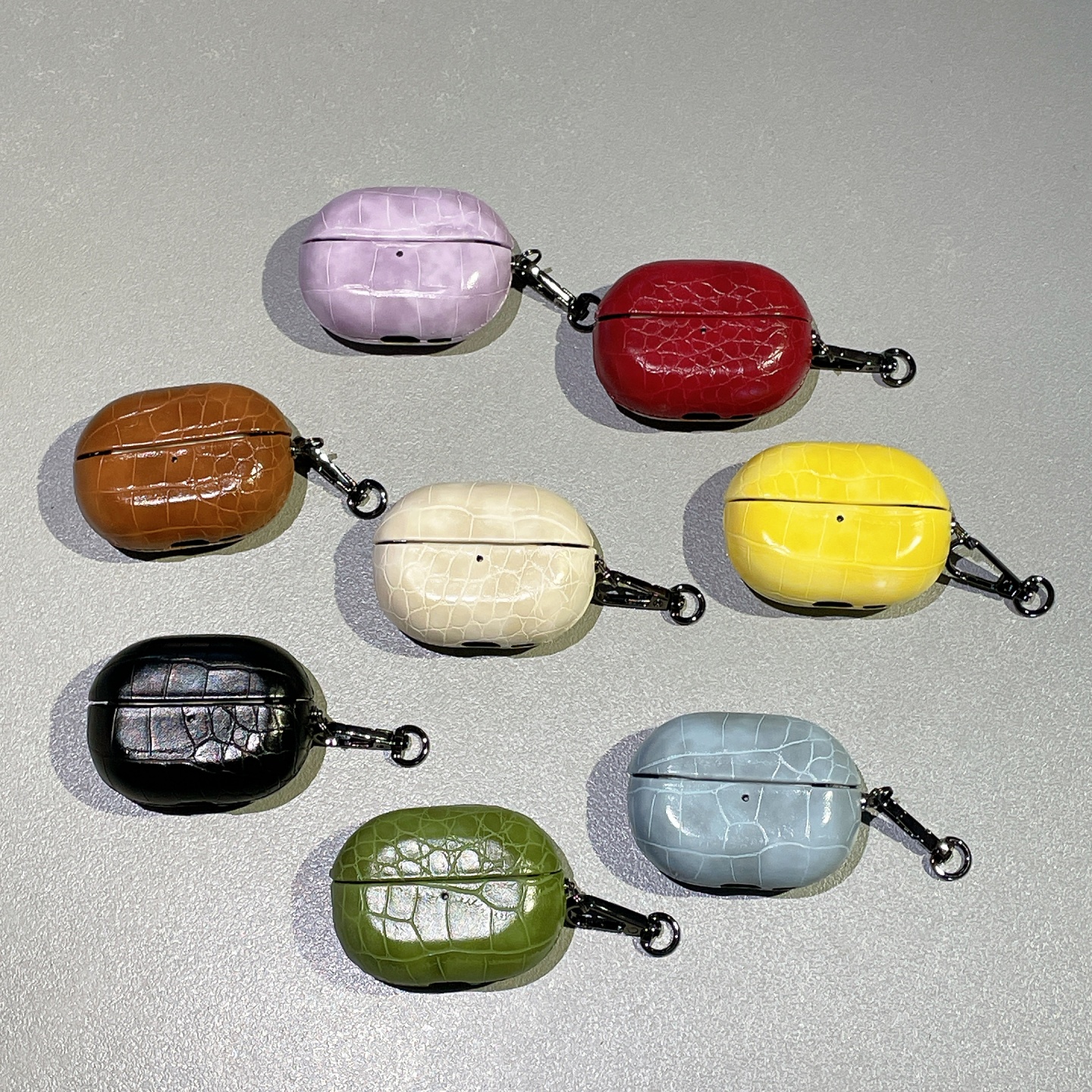 高档鳄鱼纹适用华为耳机freebudpro4保护套freebudspro4皮纹pro3防摔华为freebudspro3新款耳机壳