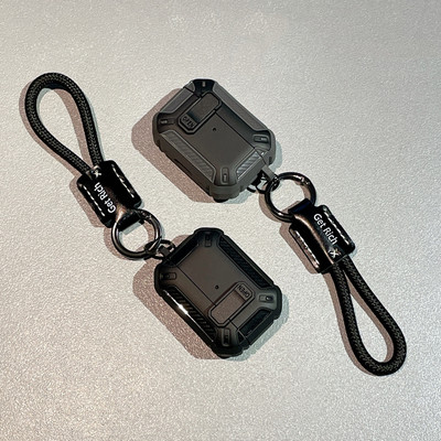 锁扣开关适用苹果airpods pro3无线蓝牙耳机保护套airpods 4代防丢airpods pro2防摔新款耳机盒