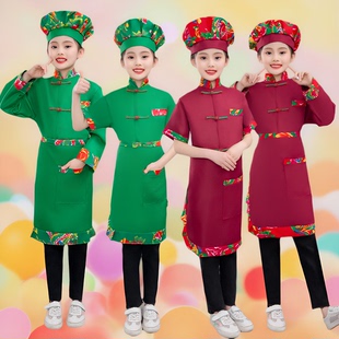 儿童厨师服套装幼儿园烘焙小厨师服装幼儿厨师服角色扮演小小厨神