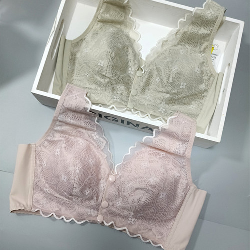 背心式前扣宽带薄款哺乳文胸