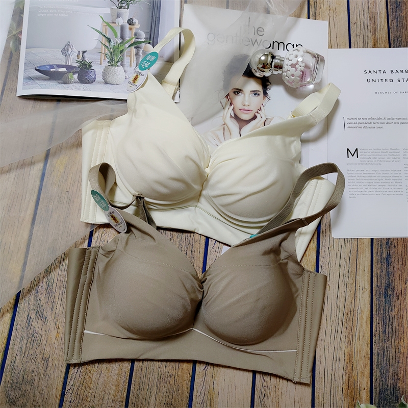 小胸聚拢无钢圈文胸罩上托收副乳