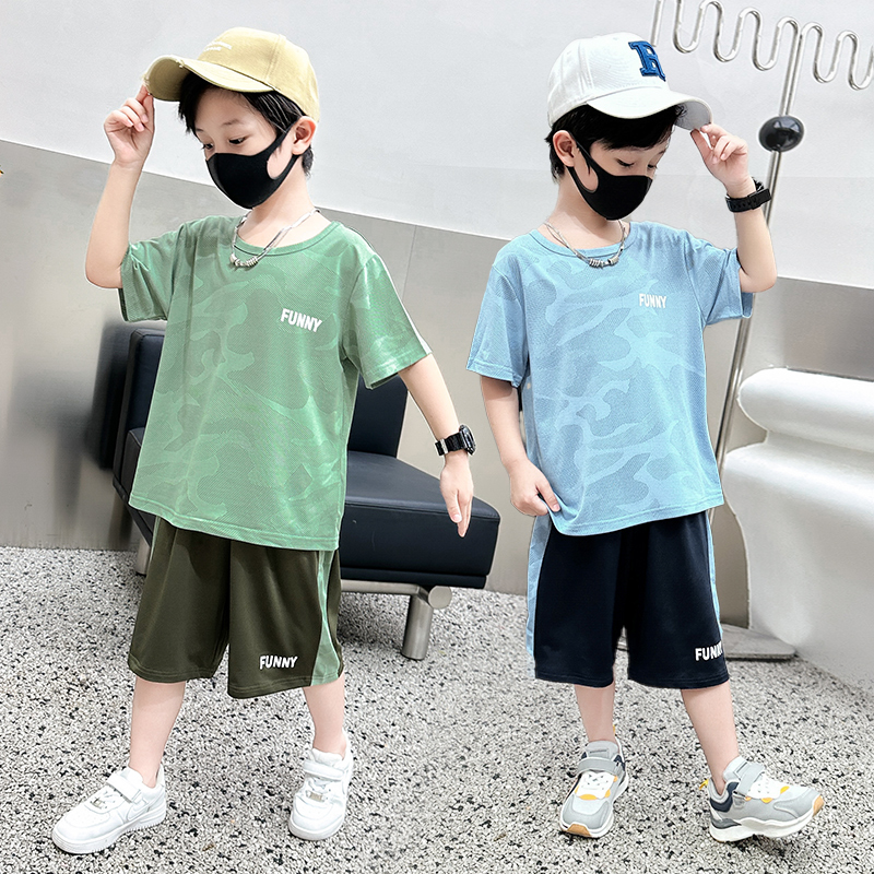 男童夏季套装薄款运动儿童夏装潮