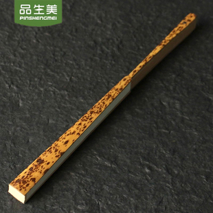 一物一拍浙工老师傅纯手工制作天然老梅鹿竹折扇子文玩竹扇骨收藏