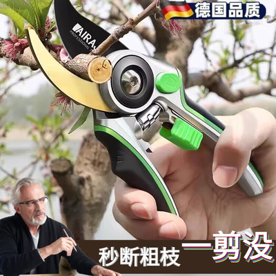 德国剪树枝专用粗枝省力剪子果树花剪园艺剪刀修枝剪家用修花神器