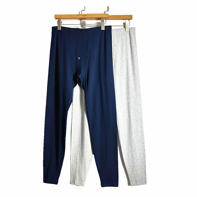 豪门精梳棉男士保暖秋裤