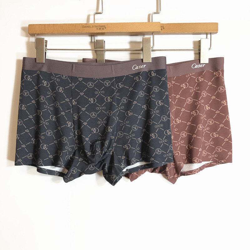caser凯撒男士莫代尔复古风满印平角内裤桑蚕丝裤衩裤头AI26-5128,女士内衣/男士内衣/家居服,男平角内裤,淘宝优惠券,粉丝福利购,淘宝优惠卷