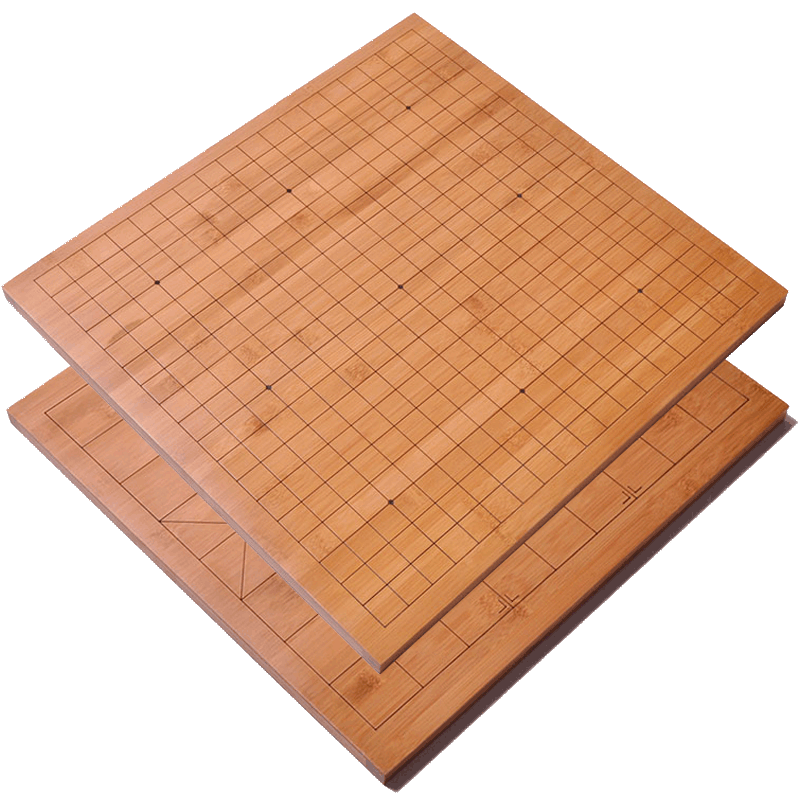 御雅 围棋中国象棋两用楠竹棋盘大号国际象棋盘学生儿童五子棋盘