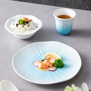酒店摆台餐具定制商用餐厅饭店碗盘子四件套碗勺碗盘套装 碗碟陶瓷
