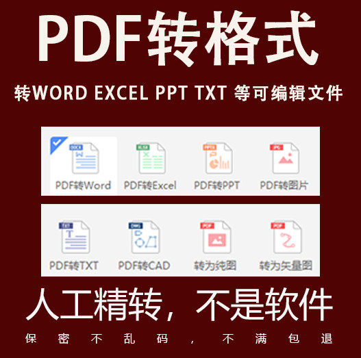 pdf/图片/扫描文件转换成w平面广告设计