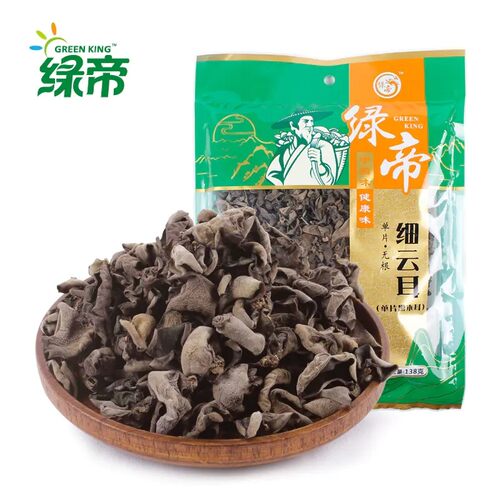 绿帝细云耳138g无根精选