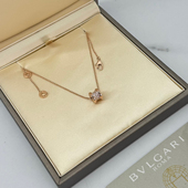 保真 Bvlgari宝格丽玫瑰金小蛮腰项链 正品 支持鉴定