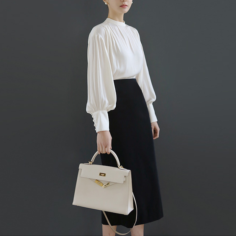 通勤OL半身裙职业中长裙一步裙