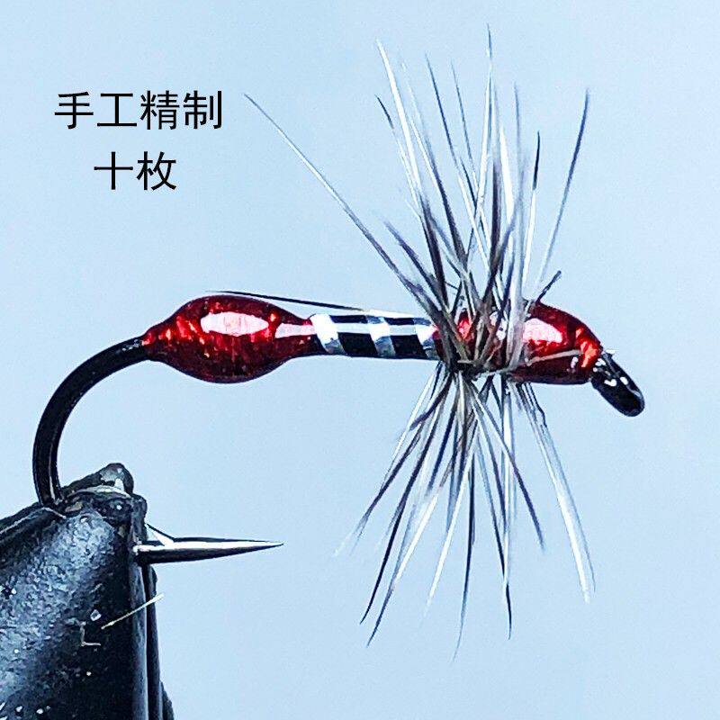 火蚁蓑羽飞蝇钩十枚专攻白条马口溪哥柳根鳟鱼鲑鱼北极茴雅罗罗非