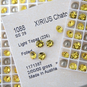 正品 施家华子奥地利水晶美甲钻1088尖底226金黄色diy饰品首饰热门