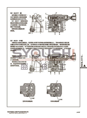 先导式顺序阀DZ20-1-50/100,DZ20-1-30B/210Y,DZ20-2-L5X/31.5XY