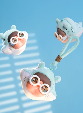 POPMART泡泡玛特 CRYBABY哭娃泪流成海系列耳机包挂件盲盒礼物