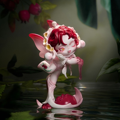 POPMART泡泡玛特SKULLPANDA花的四幕戏系列手办盲盒玩具摆件礼物