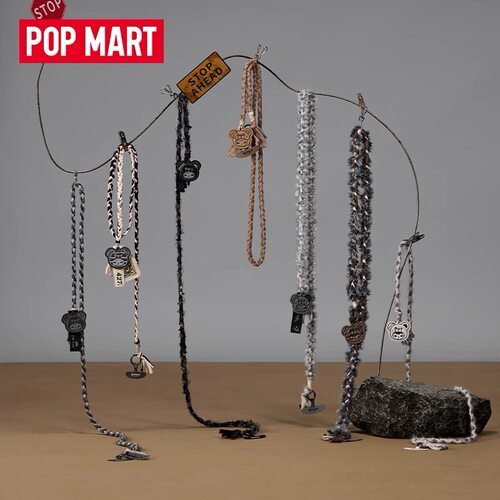 泡泡玛特POPMART小野HIRONO公路日志系列长款手机链盲盒周边礼物