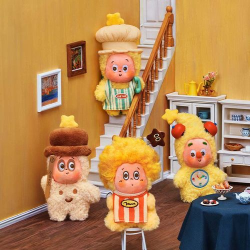 POPMART泡泡玛特123！星星人系列毛绒挂件盲盒包挂钥匙扣潮流礼物