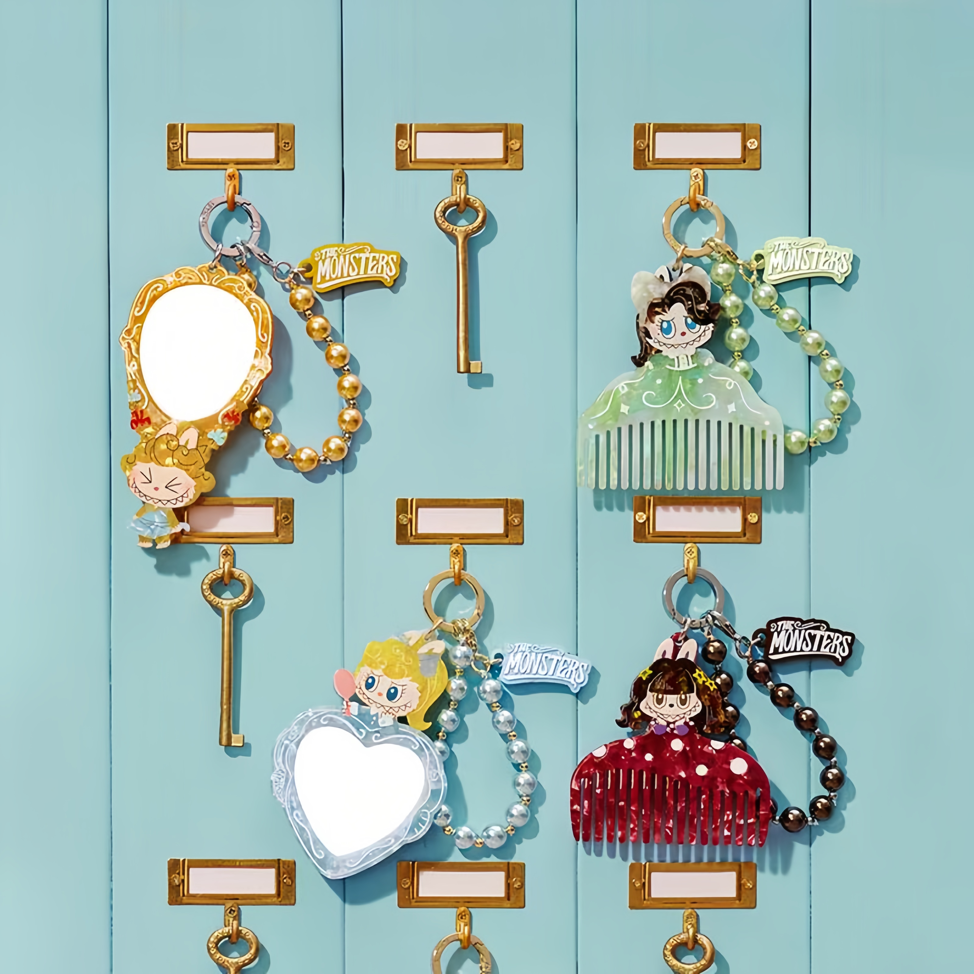 POPMART泡泡玛特拉布布THE MONSTERS 复古理发店系列挂件盲盒