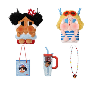 Mode Vacation On系列斜挎包饰品周边 CRYBABY POPMART泡泡玛特