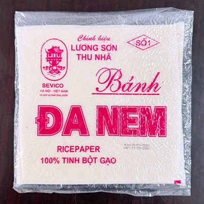 代购 越南米皮方型 超薄生吃煎炸春卷皮 东南亚特色美食小吃通用