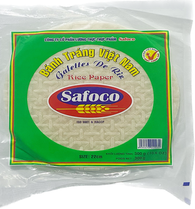 包邮 整箱越南 safoco 米纸皮16-22公分透明润滑春卷皮可食用小吃